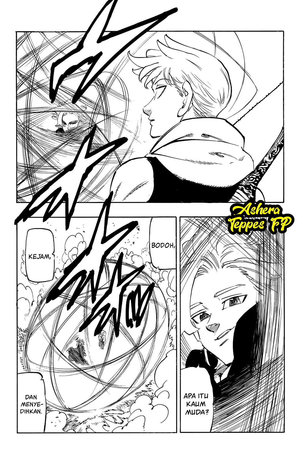 Halaman 18 dari Mokushiroku no Yonkishi Chapter 79