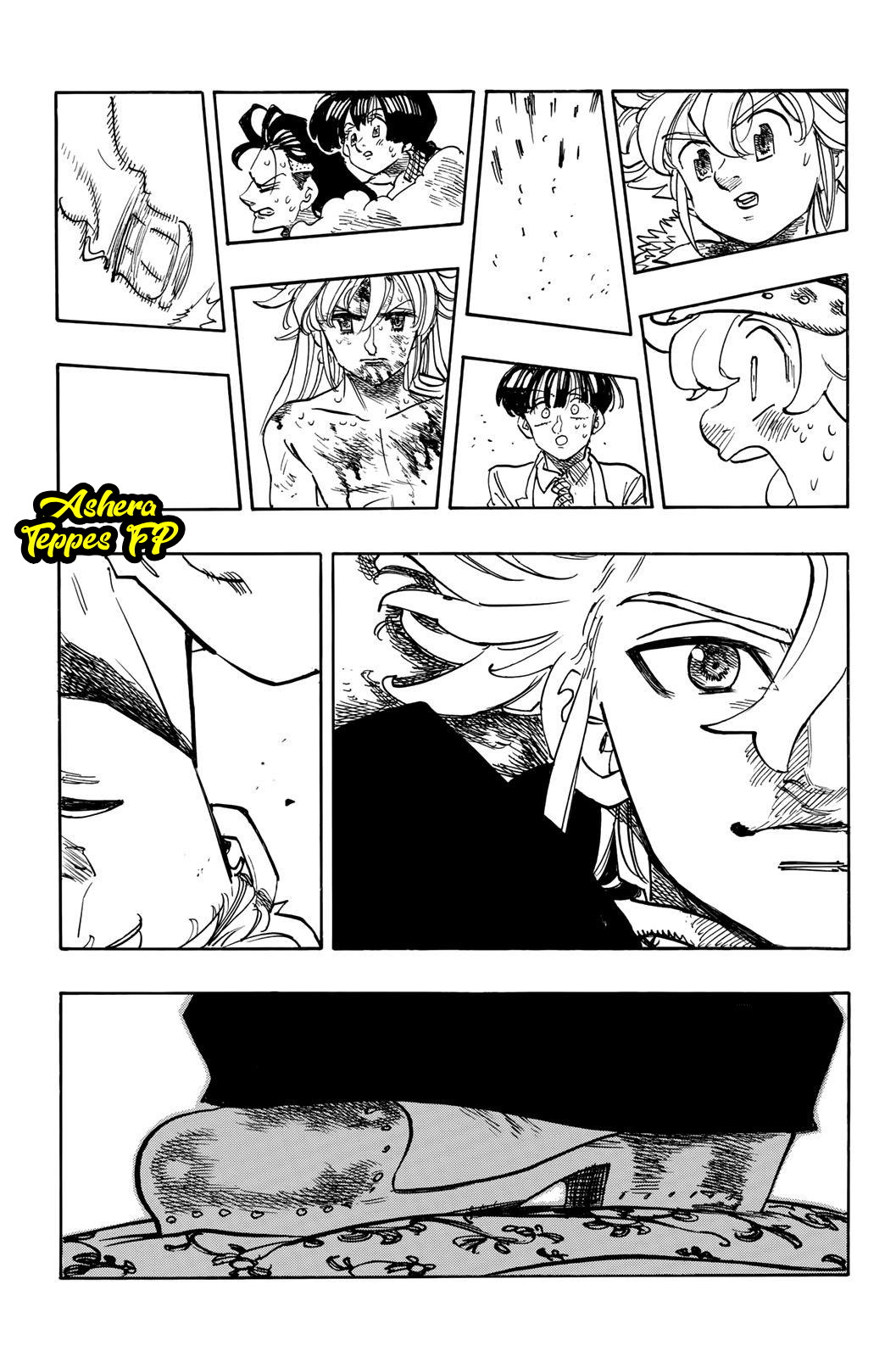 Halaman 19 dari Mokushiroku no Yonkishi Chapter 79