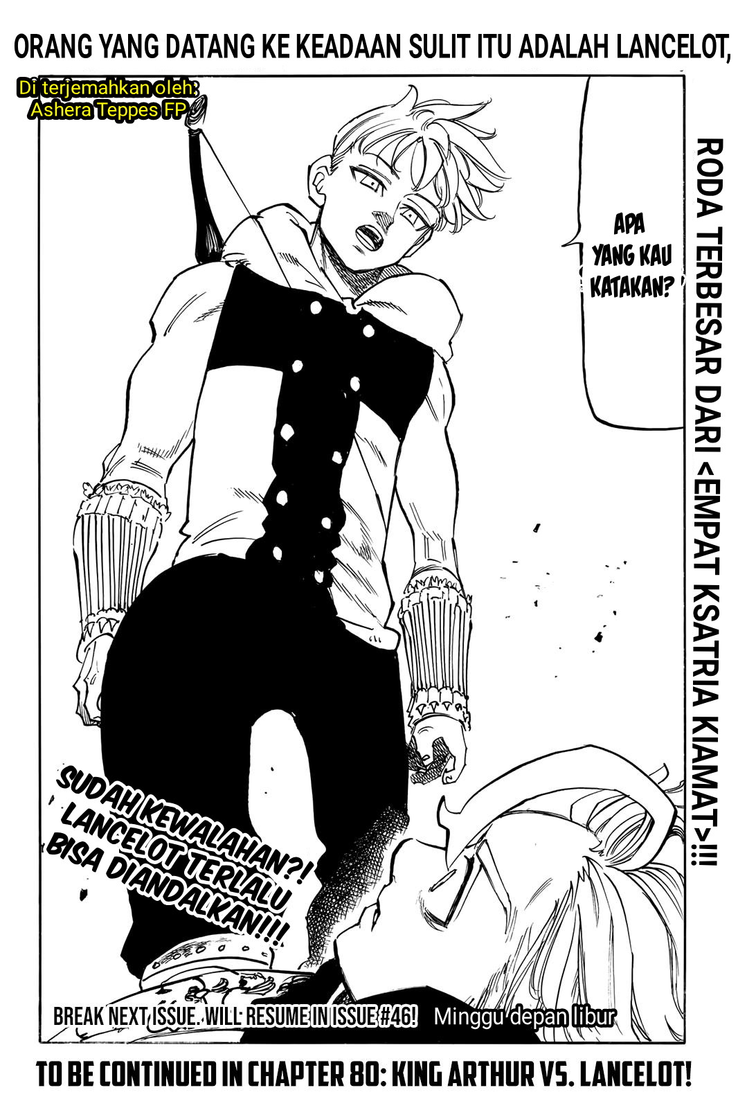 Halaman 20 dari Mokushiroku no Yonkishi Chapter 79