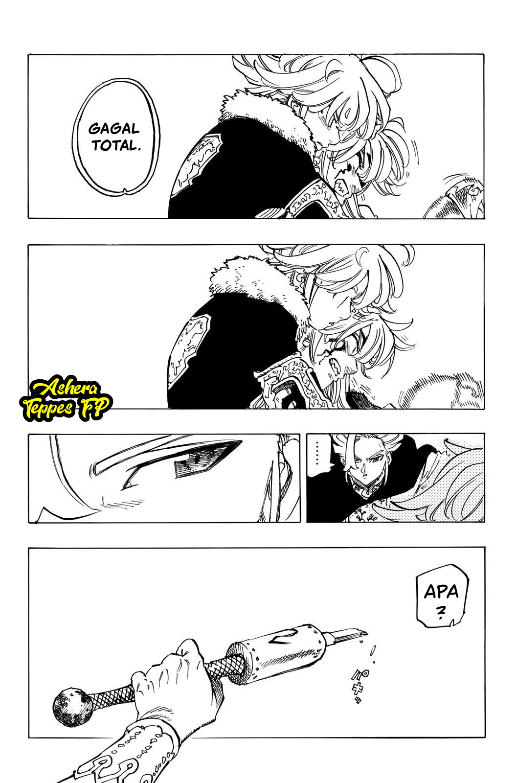 Halaman 4 dari Mokushiroku no Yonkishi Chapter 79