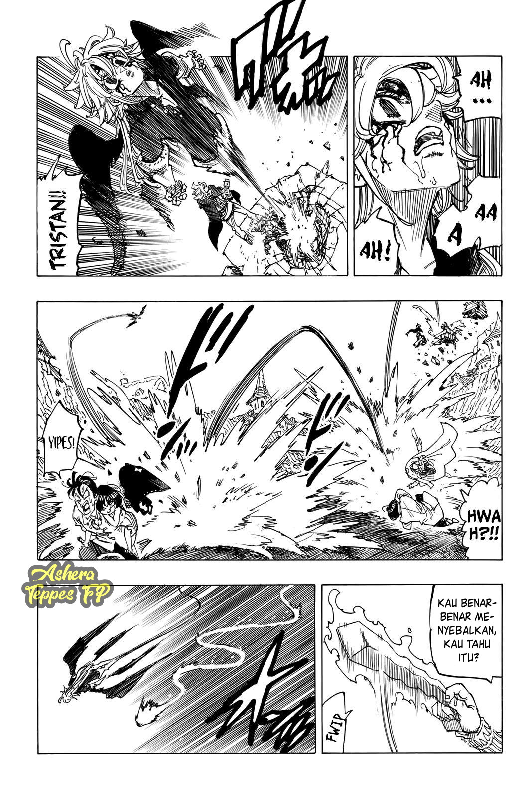 Halaman 5 dari Mokushiroku no Yonkishi Chapter 79