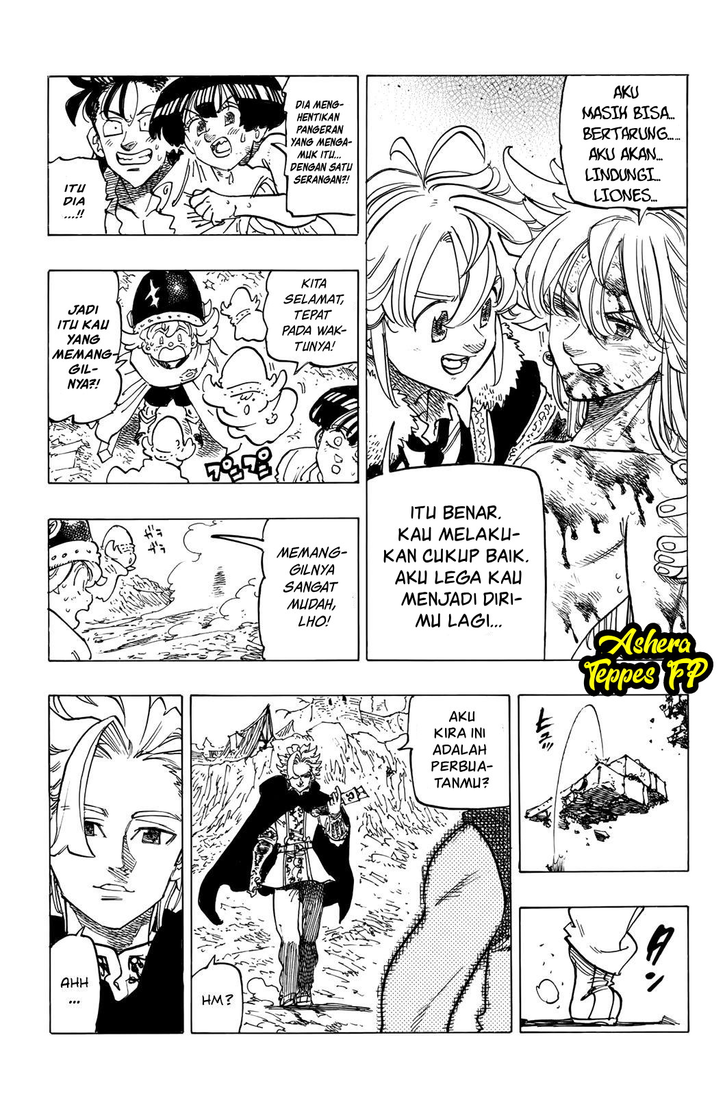 Halaman 7 dari Mokushiroku no Yonkishi Chapter 79