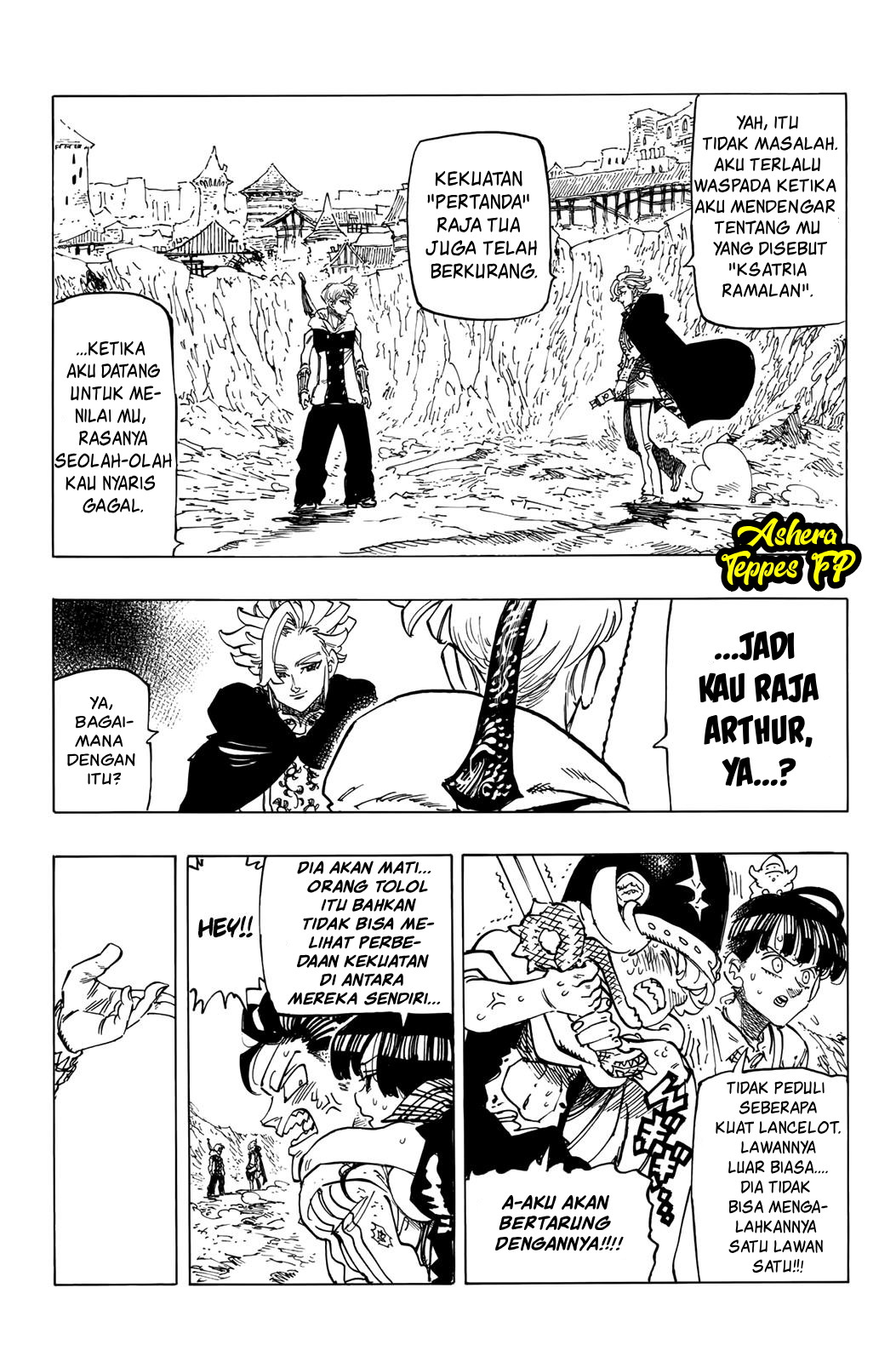 Halaman 9 dari Mokushiroku no Yonkishi Chapter 79