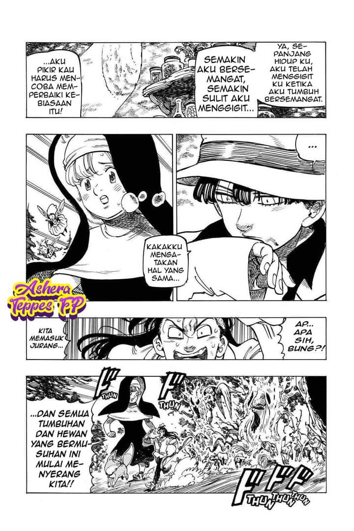 Halaman 10 dari Mokushiroku no Yonkishi Chapter 8