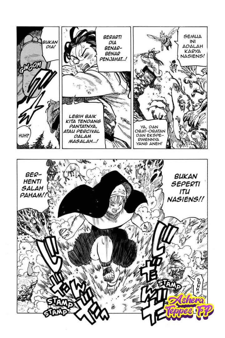 Halaman 11 dari Mokushiroku no Yonkishi Chapter 8