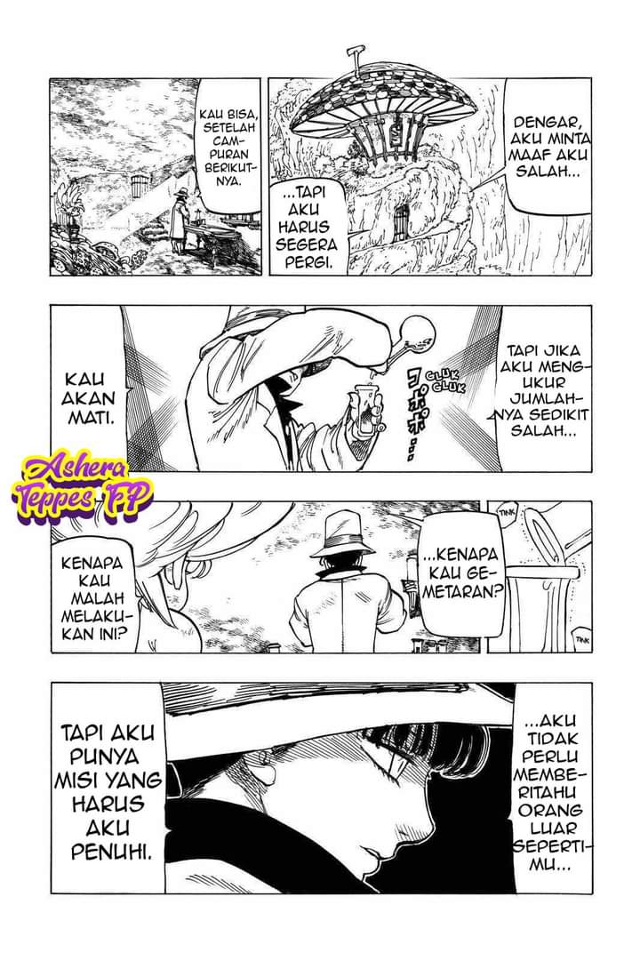 Halaman 12 dari Mokushiroku no Yonkishi Chapter 8