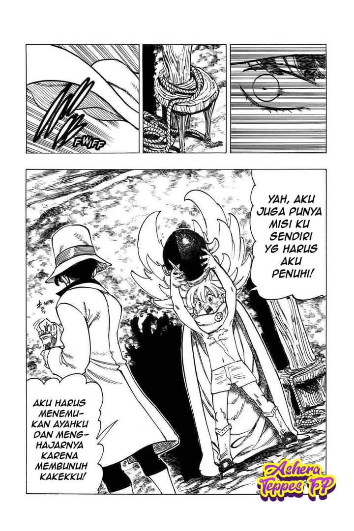 Halaman 13 dari Mokushiroku no Yonkishi Chapter 8