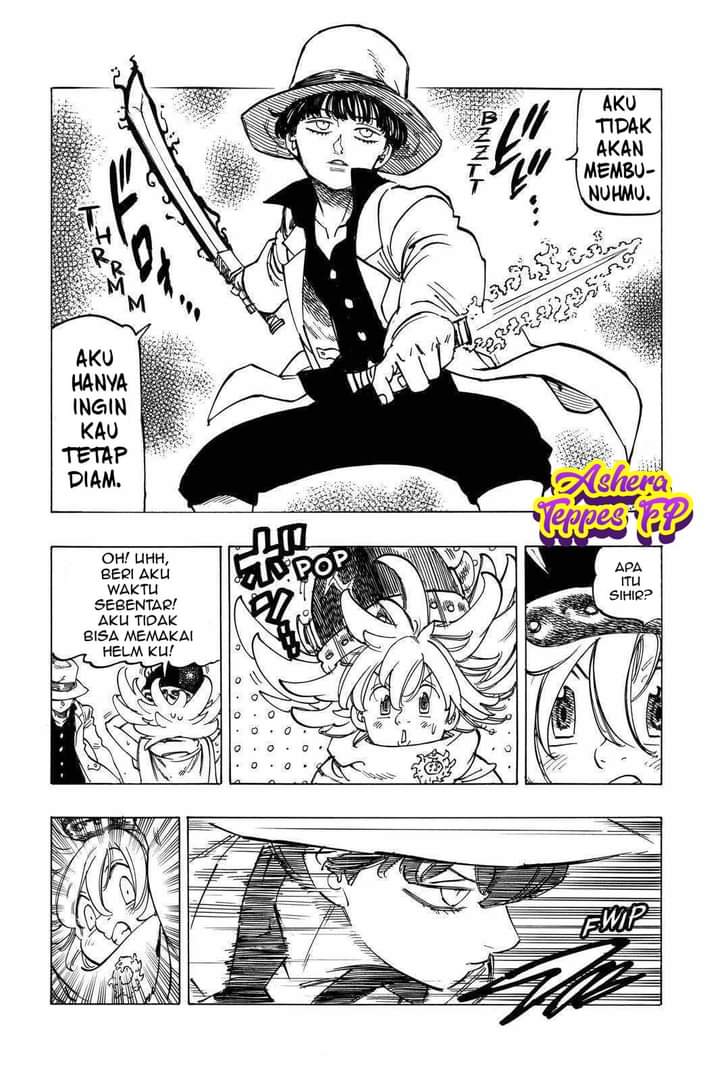 Halaman 15 dari Mokushiroku no Yonkishi Chapter 8