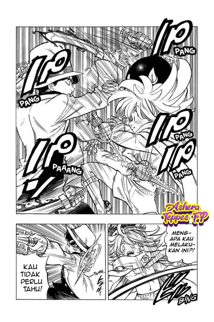 Halaman 16 dari Mokushiroku no Yonkishi Chapter 8