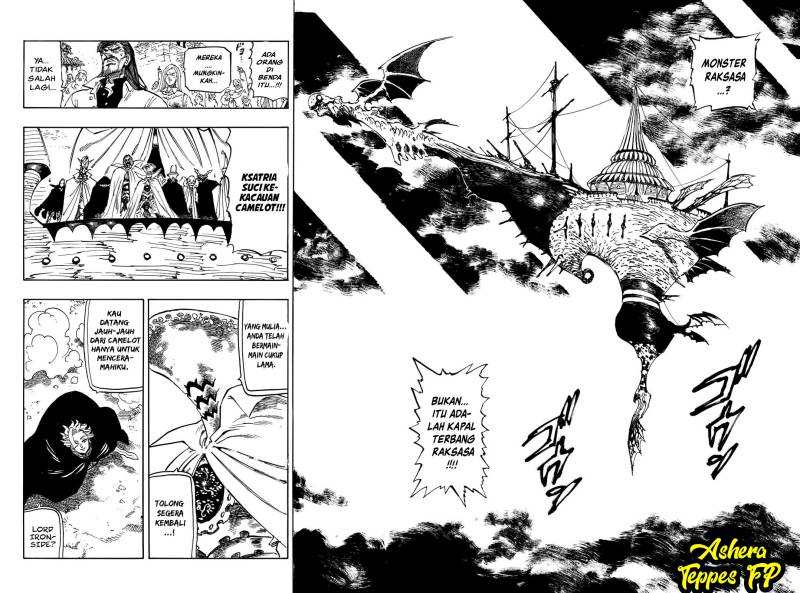 Halaman 14 dari Mokushiroku no Yonkishi Chapter 80