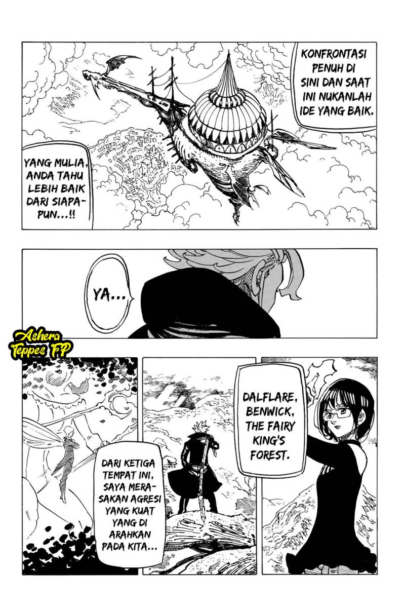 Halaman 15 dari Mokushiroku no Yonkishi Chapter 80