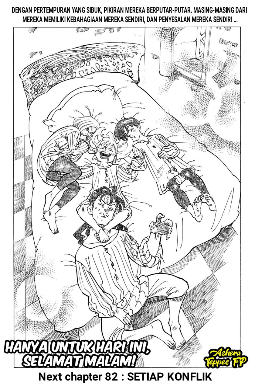 Halaman 21 dari Mokushiroku no Yonkishi Chapter 81