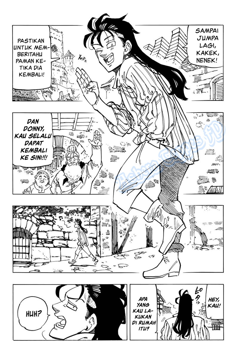 Halaman 12 dari Mokushiroku no Yonkishi Chapter 82
