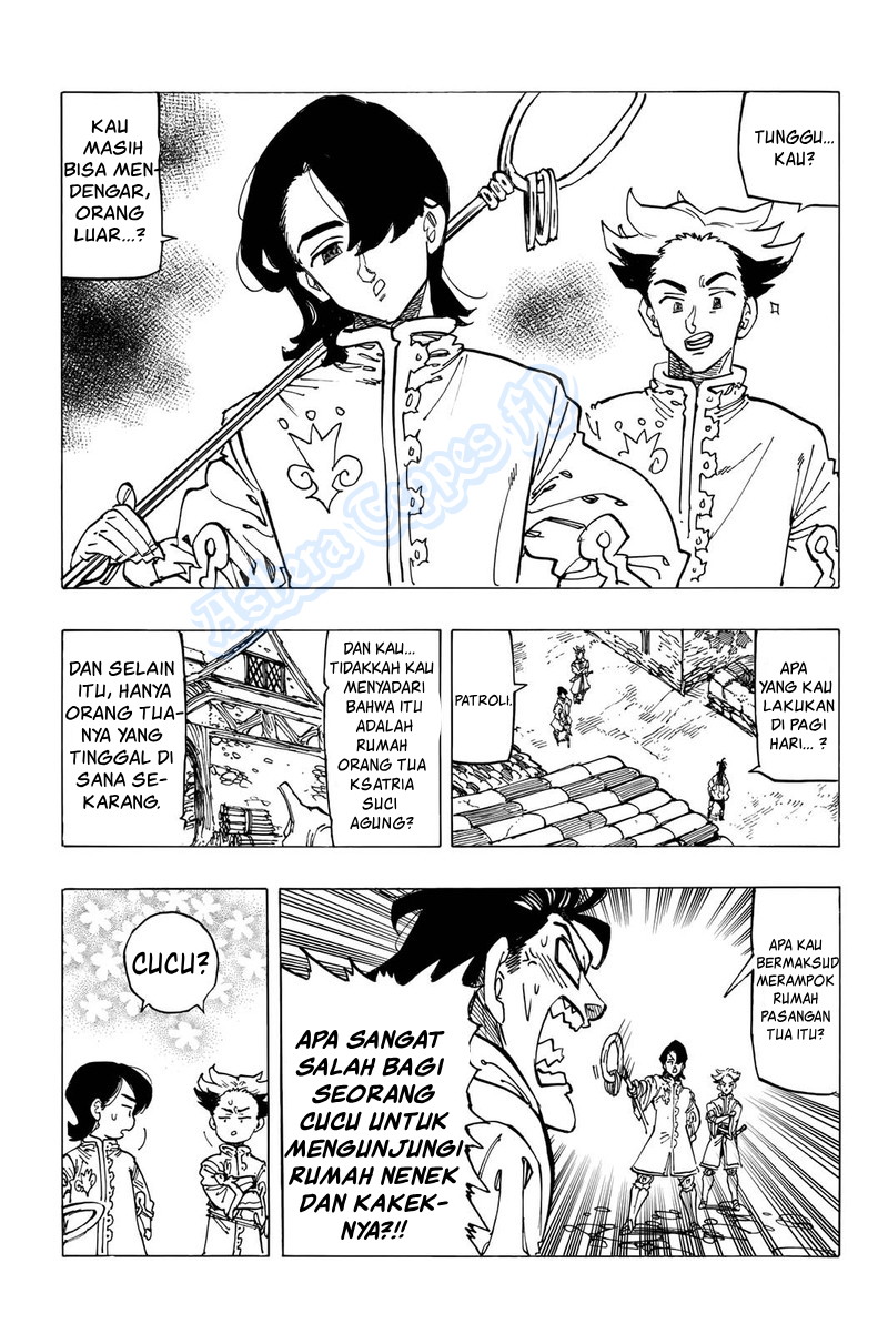 Halaman 13 dari Mokushiroku no Yonkishi Chapter 82