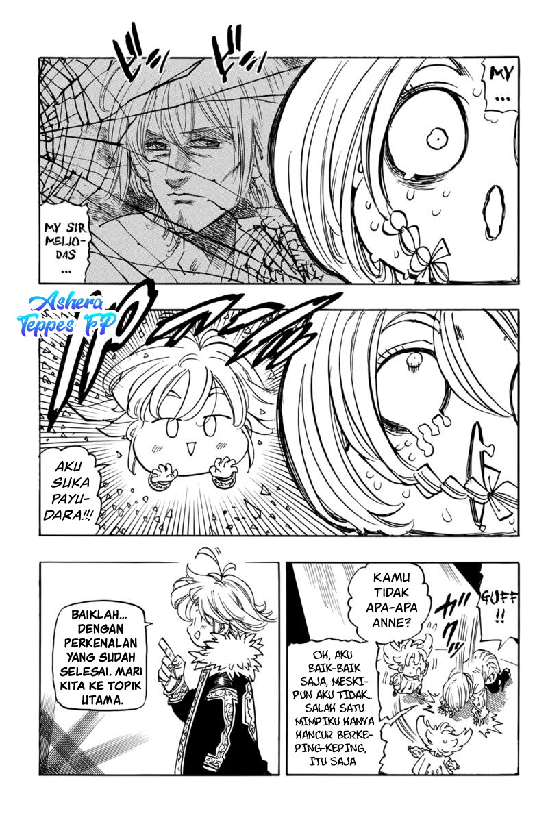 Halaman 10 dari Mokushiroku no Yonkishi Chapter 83