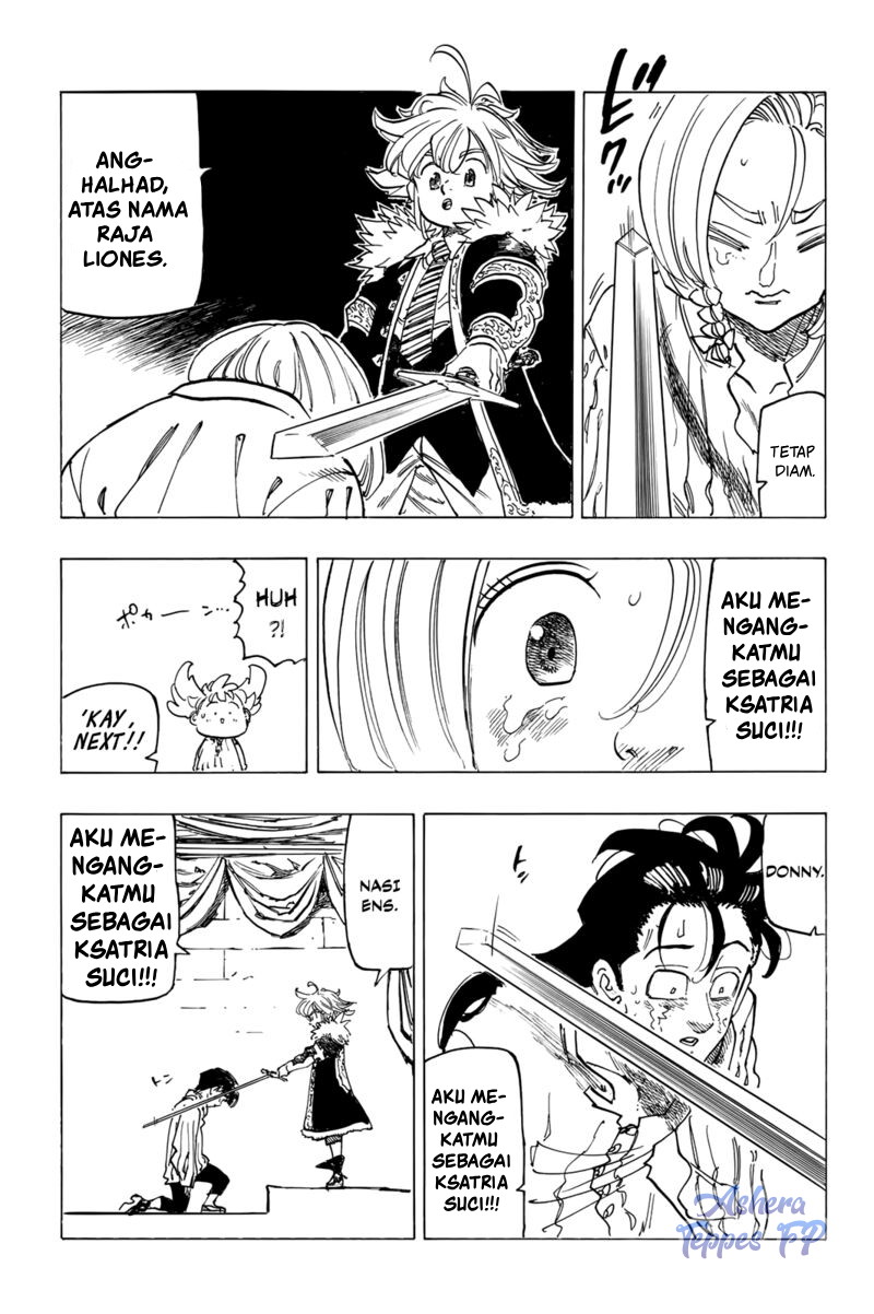 Halaman 18 dari Mokushiroku no Yonkishi Chapter 83