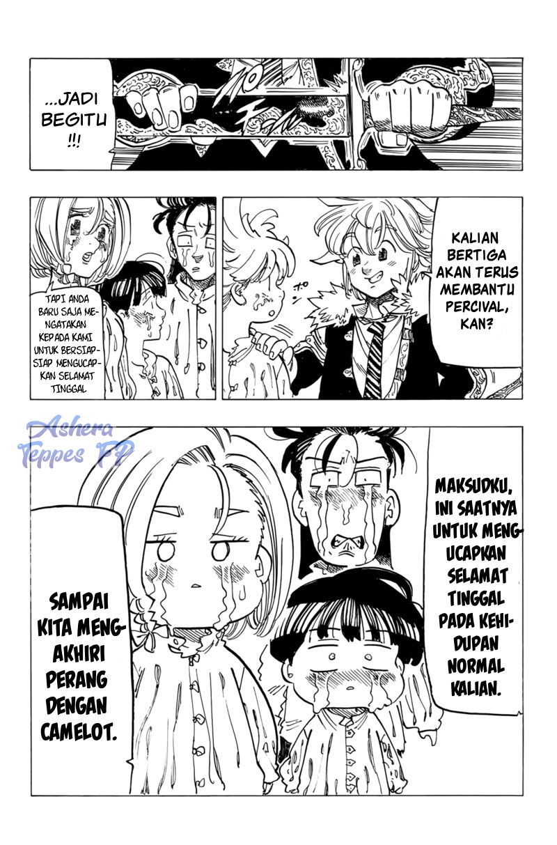 Halaman 19 dari Mokushiroku no Yonkishi Chapter 83