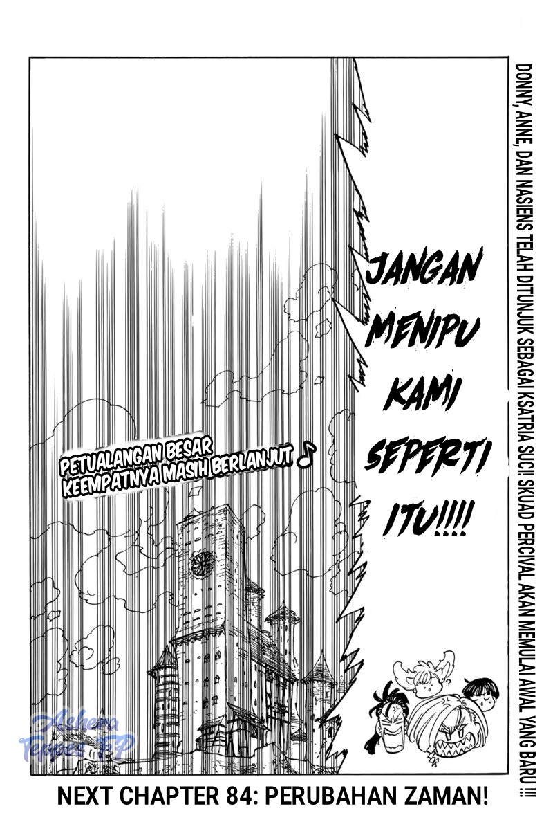 Halaman 21 dari Mokushiroku no Yonkishi Chapter 83