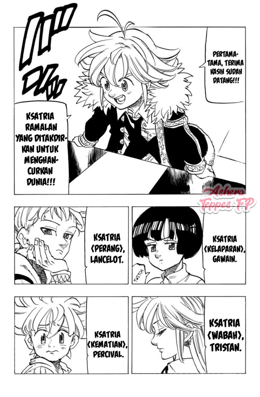 Halaman 11 dari Mokushiroku no Yonkishi Chapter 84