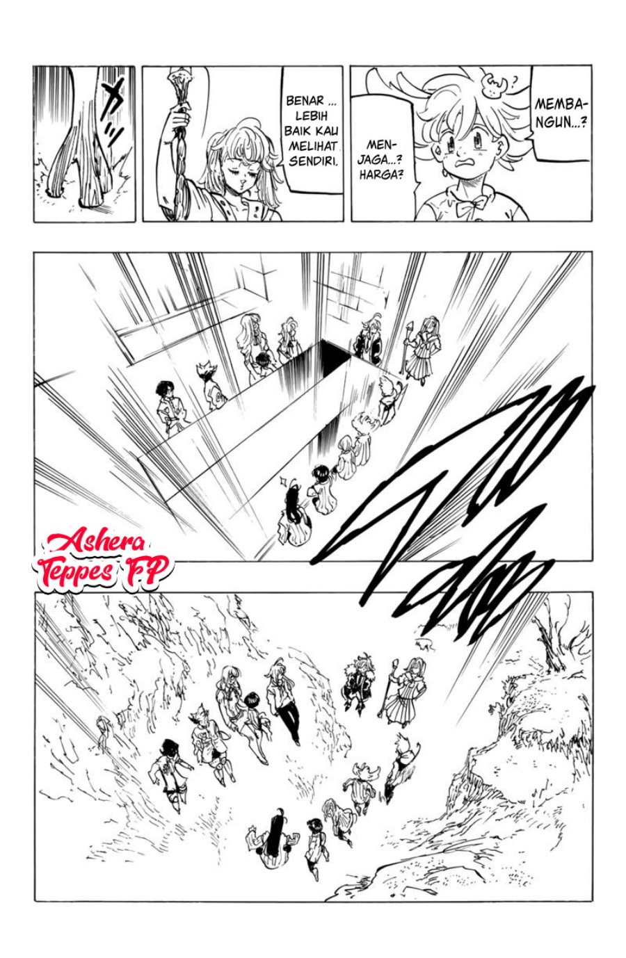 Halaman 15 dari Mokushiroku no Yonkishi Chapter 84