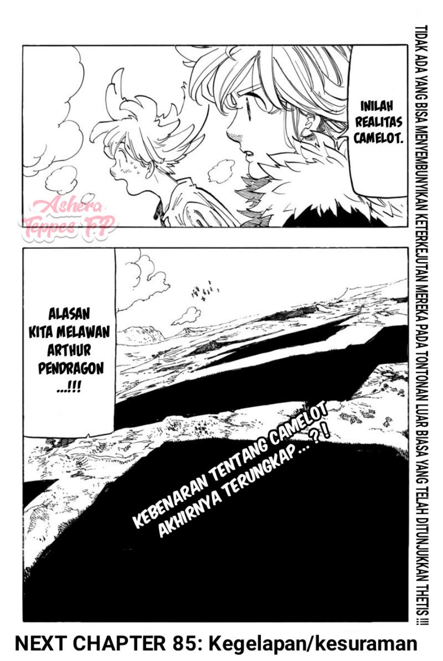 Halaman 18 dari Mokushiroku no Yonkishi Chapter 84