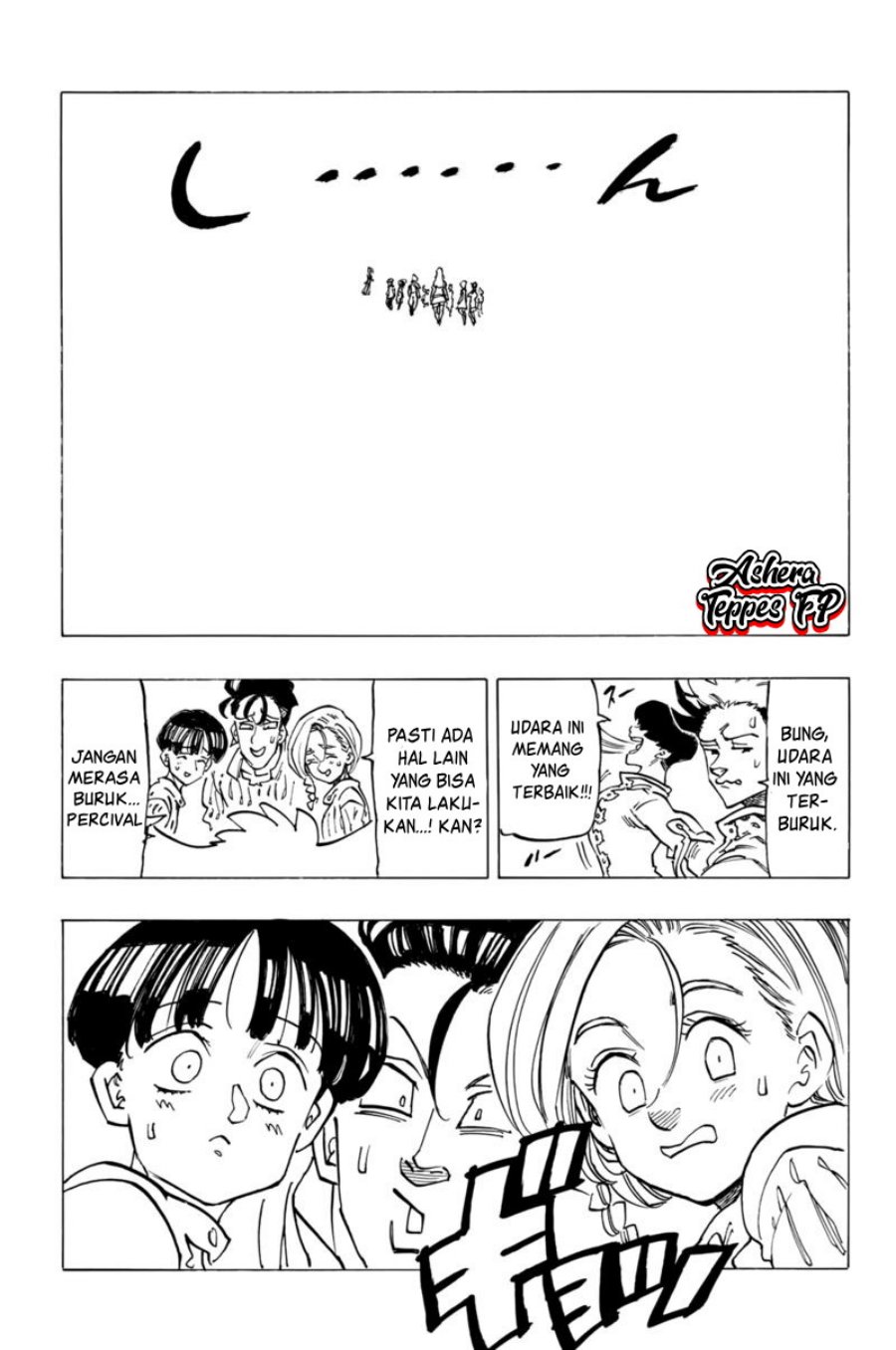 Halaman 17 dari Mokushiroku no Yonkishi Chapter 85