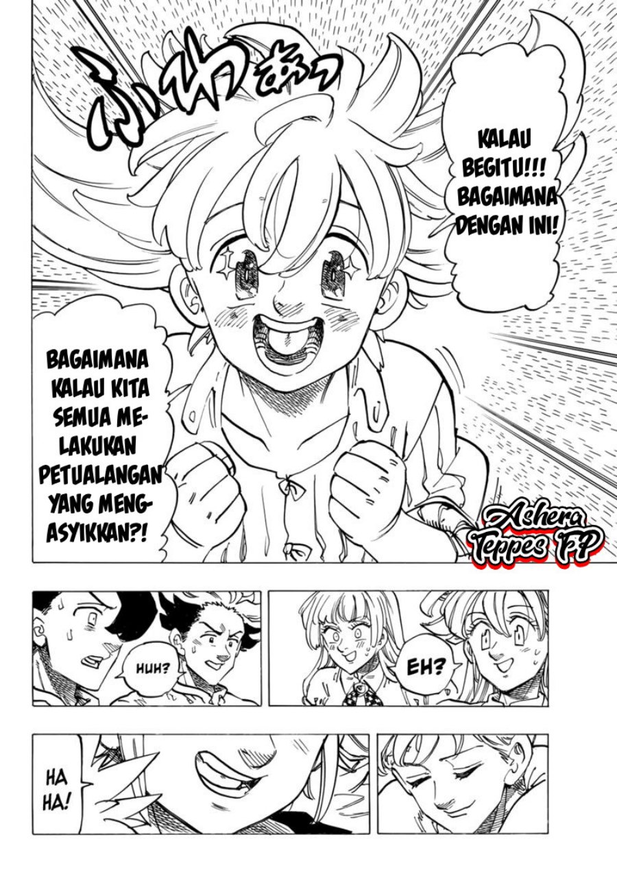 Halaman 18 dari Mokushiroku no Yonkishi Chapter 85