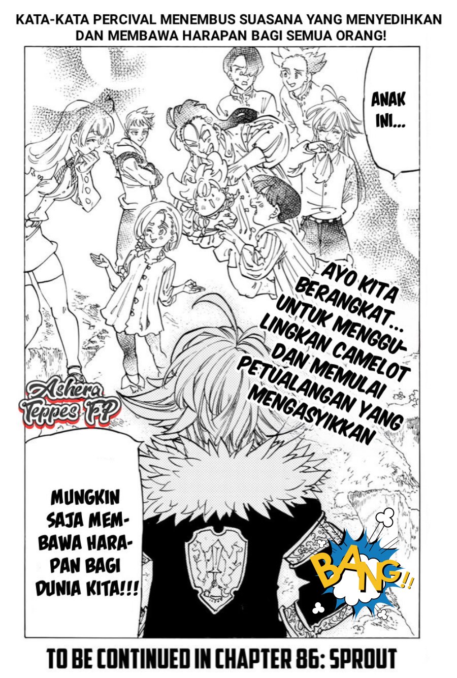Halaman 20 dari Mokushiroku no Yonkishi Chapter 85