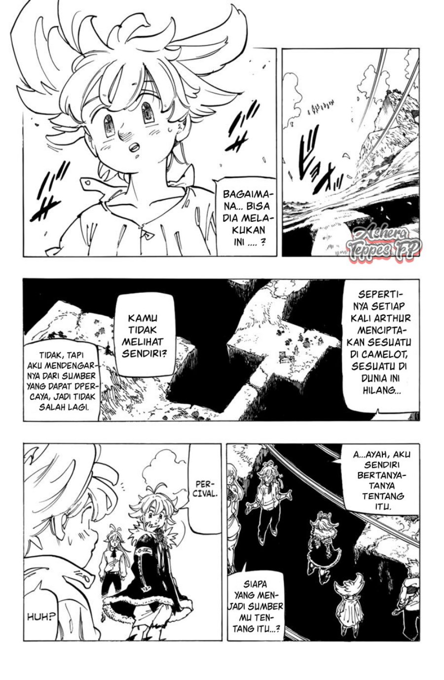 Halaman 3 dari Mokushiroku no Yonkishi Chapter 85