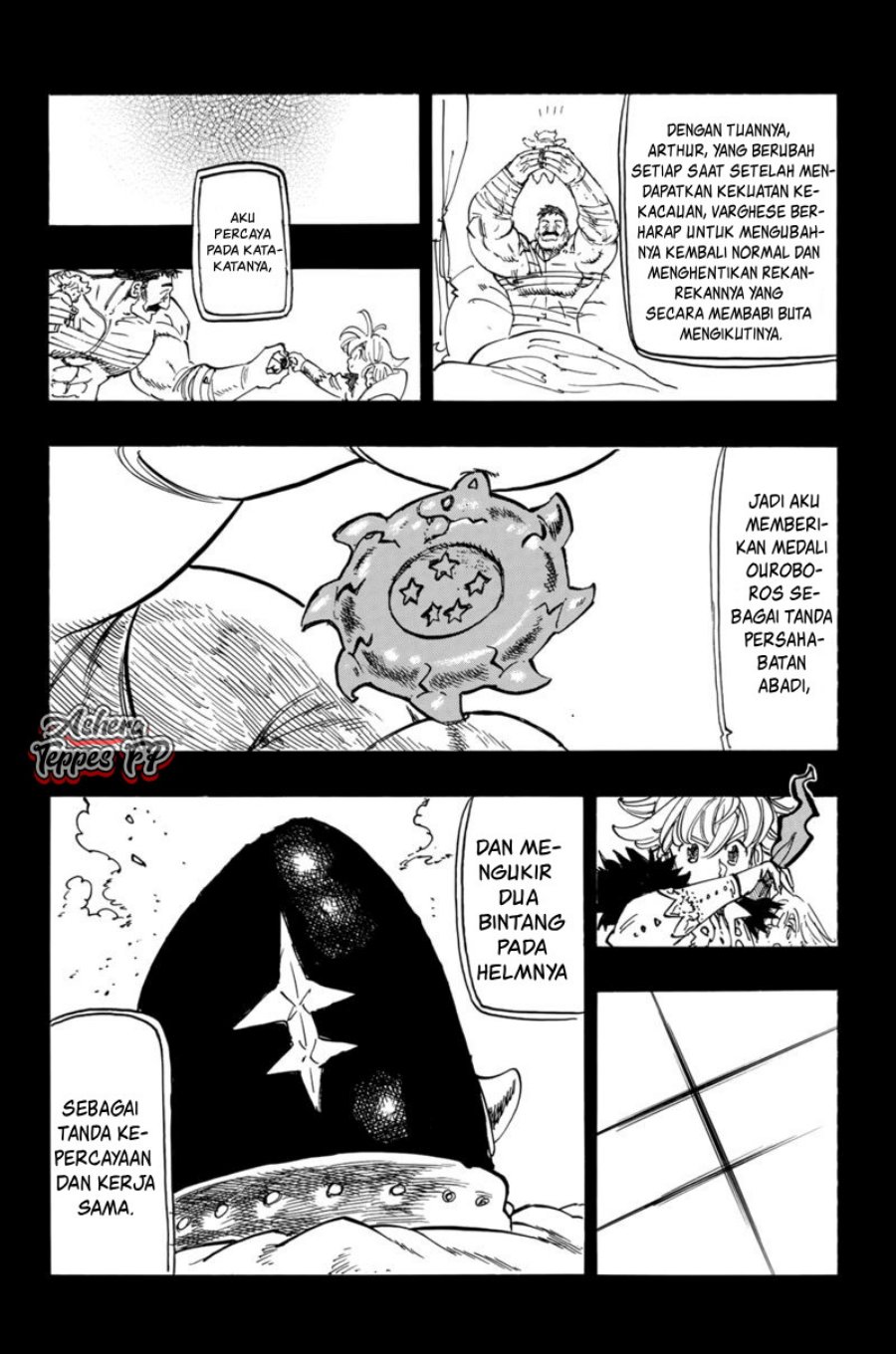 Halaman 6 dari Mokushiroku no Yonkishi Chapter 85