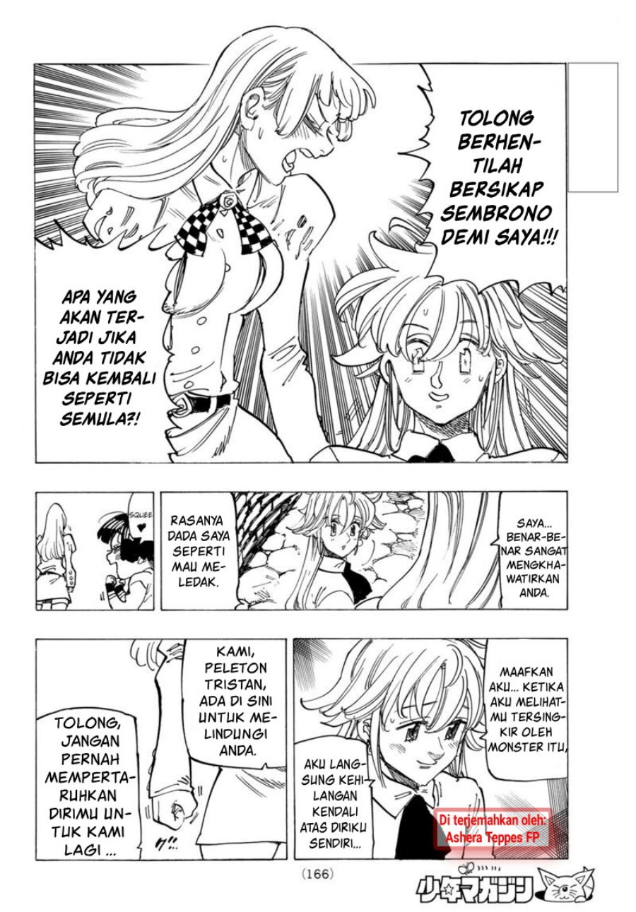 Halaman 12 dari Mokushiroku no Yonkishi Chapter 86