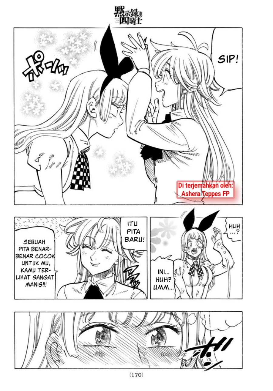 Halaman 16 dari Mokushiroku no Yonkishi Chapter 86