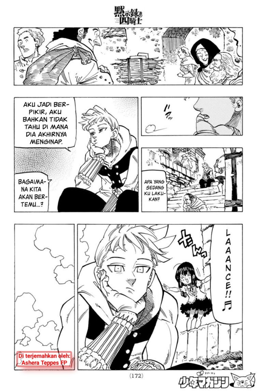 Halaman 18 dari Mokushiroku no Yonkishi Chapter 86