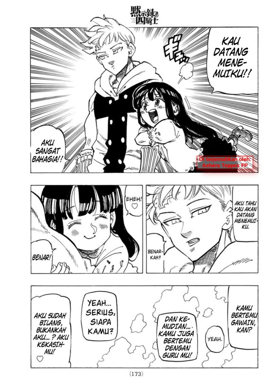Halaman 19 dari Mokushiroku no Yonkishi Chapter 86