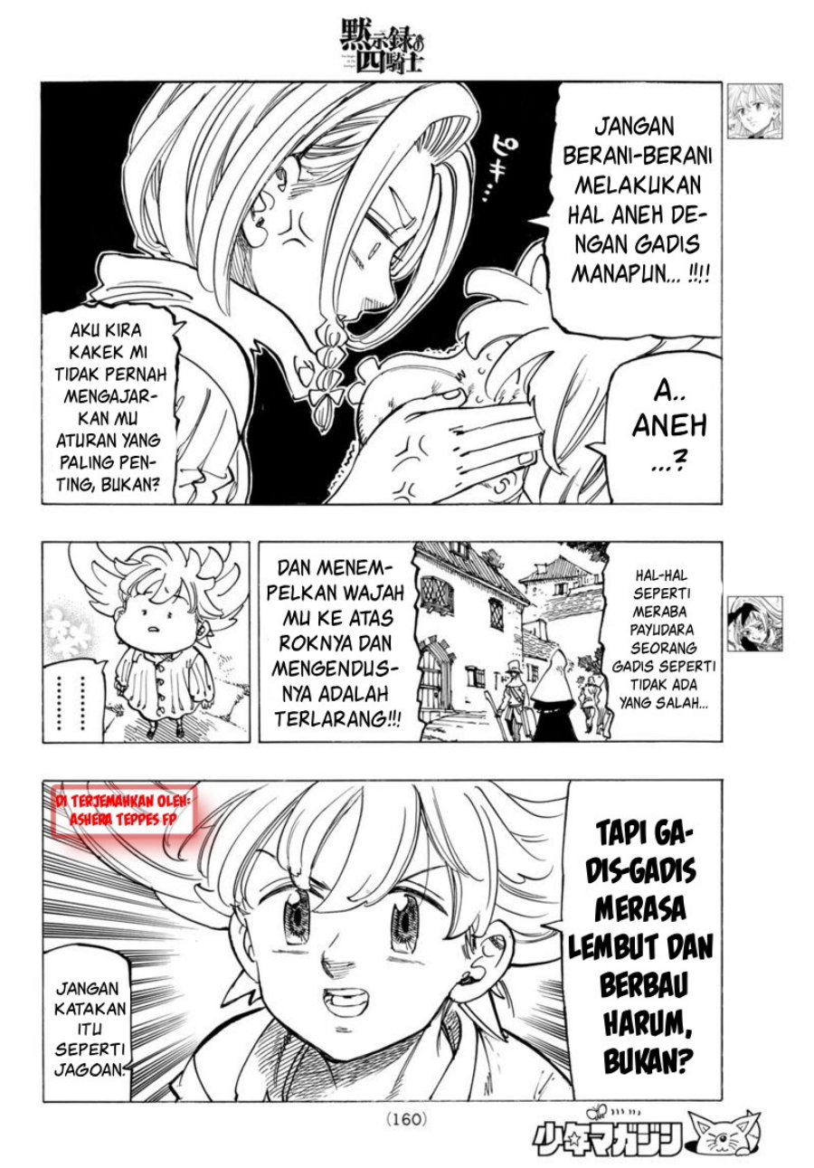 Halaman 6 dari Mokushiroku no Yonkishi Chapter 86