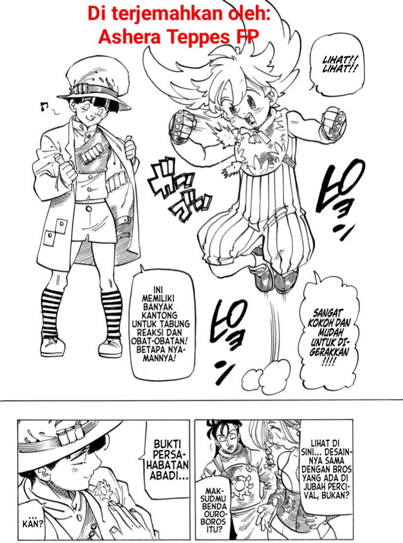 Halaman 10 dari Mokushiroku no Yonkishi Chapter 88