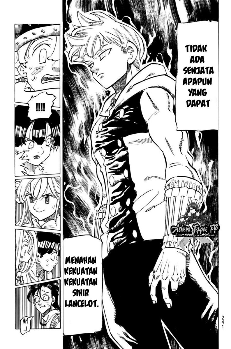 Halaman 10 dari Mokushiroku no Yonkishi Chapter 89