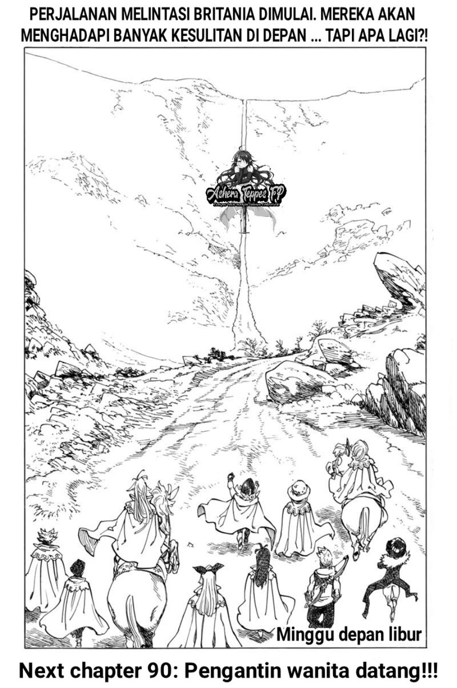 Halaman 21 dari Mokushiroku no Yonkishi Chapter 89