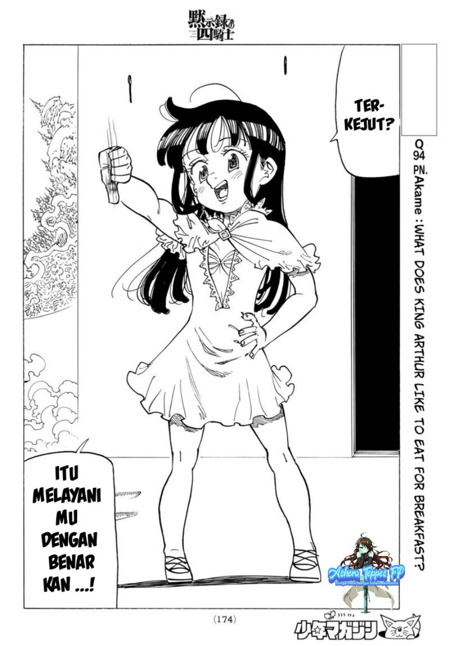 Halaman 13 dari Mokushiroku no Yonkishi Chapter 90
