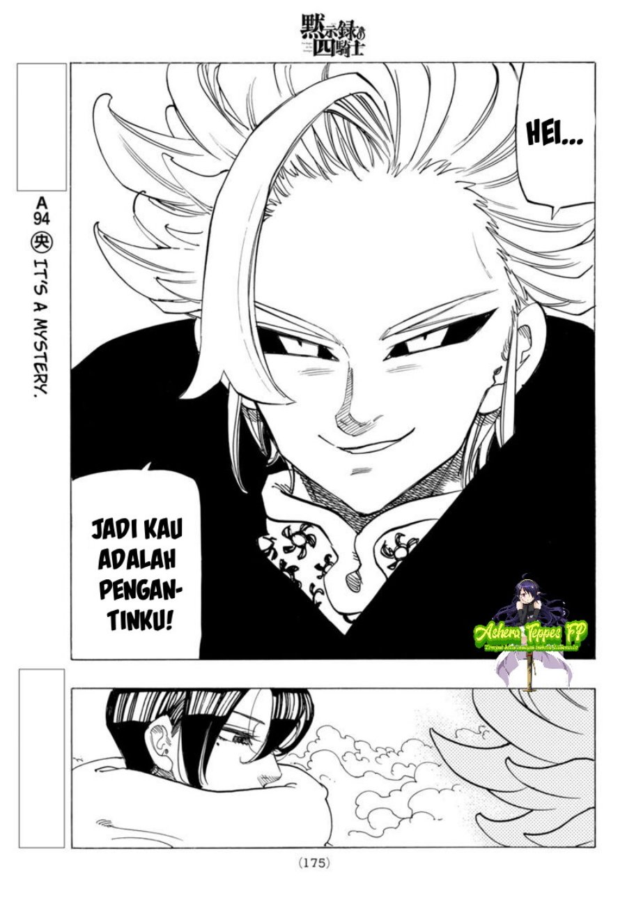 Halaman 14 dari Mokushiroku no Yonkishi Chapter 90