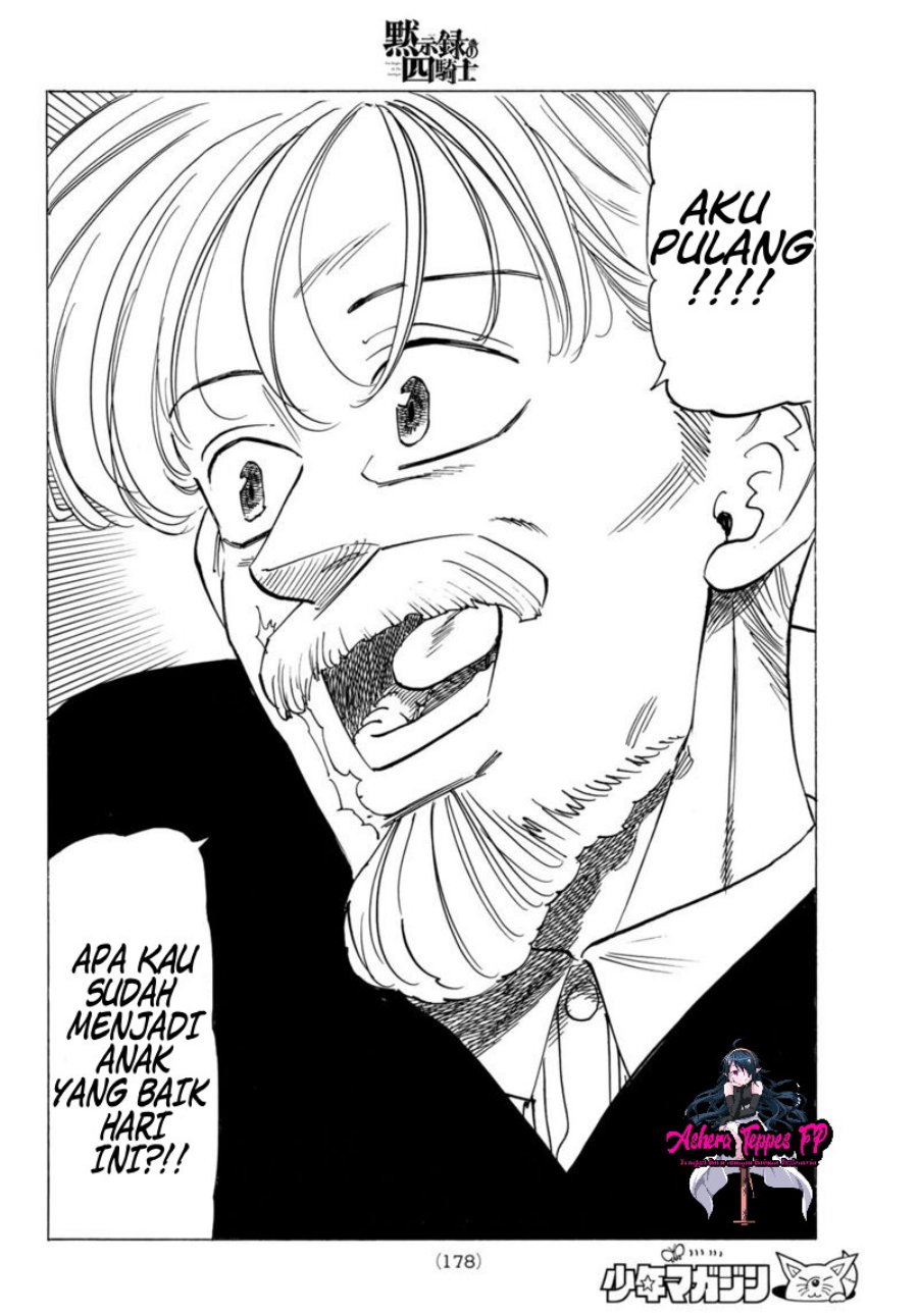 Halaman 17 dari Mokushiroku no Yonkishi Chapter 90