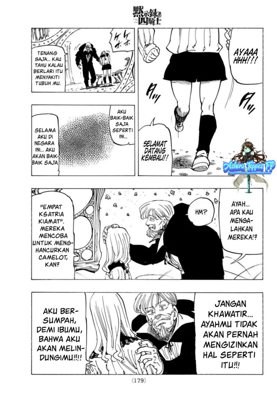 Halaman 18 dari Mokushiroku no Yonkishi Chapter 90