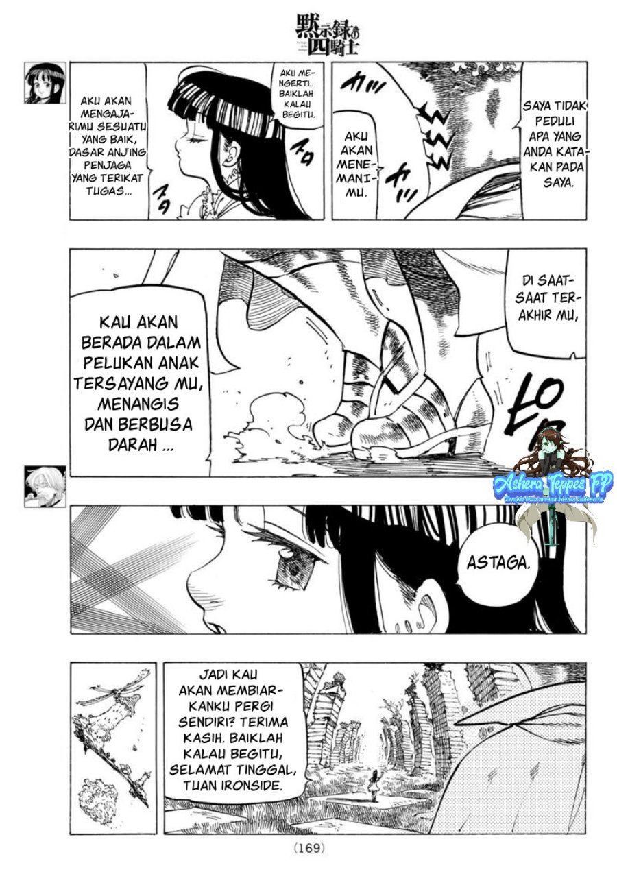 Halaman 8 dari Mokushiroku no Yonkishi Chapter 90