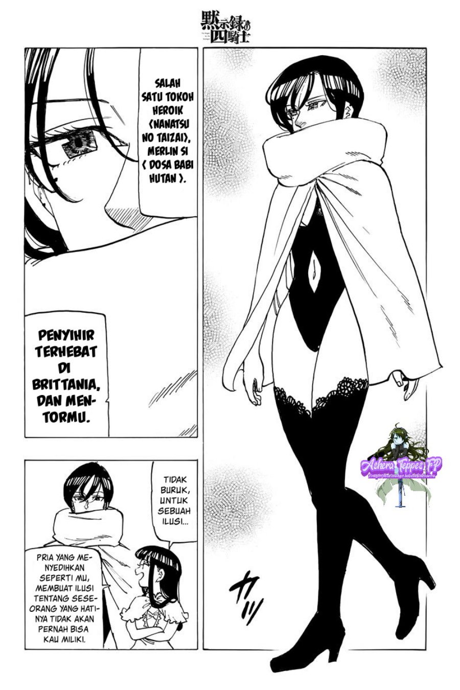 Halaman 15 dari Mokushiroku no Yonkishi Chapter 91