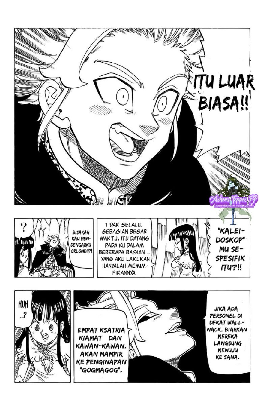 Halaman 21 dari Mokushiroku no Yonkishi Chapter 91