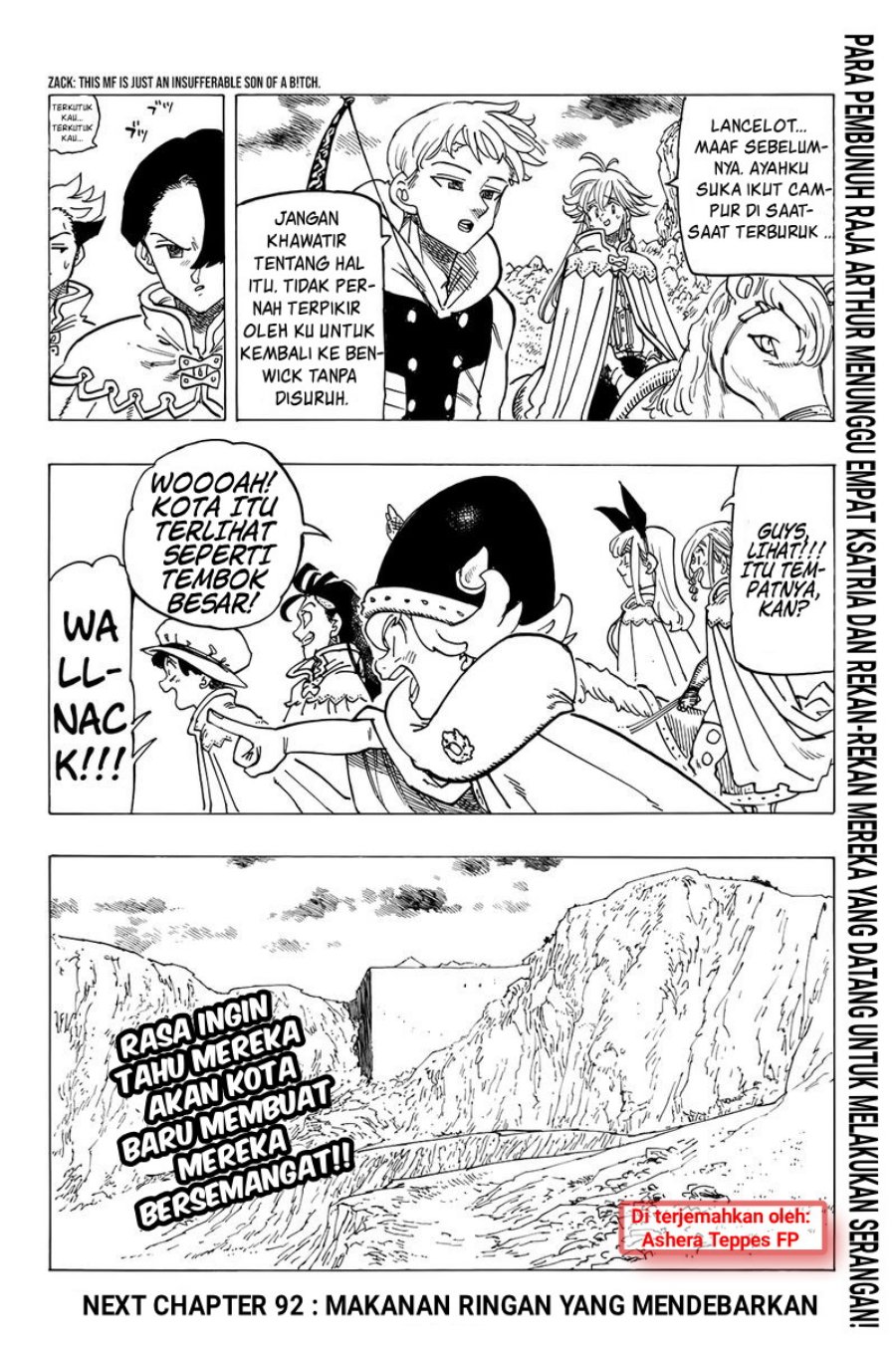 Halaman 23 dari Mokushiroku no Yonkishi Chapter 91