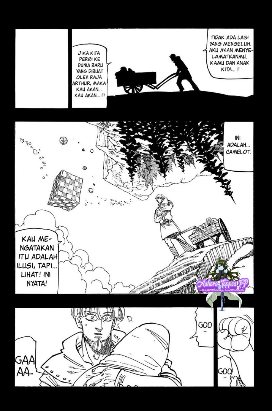 Halaman 7 dari Mokushiroku no Yonkishi Chapter 91