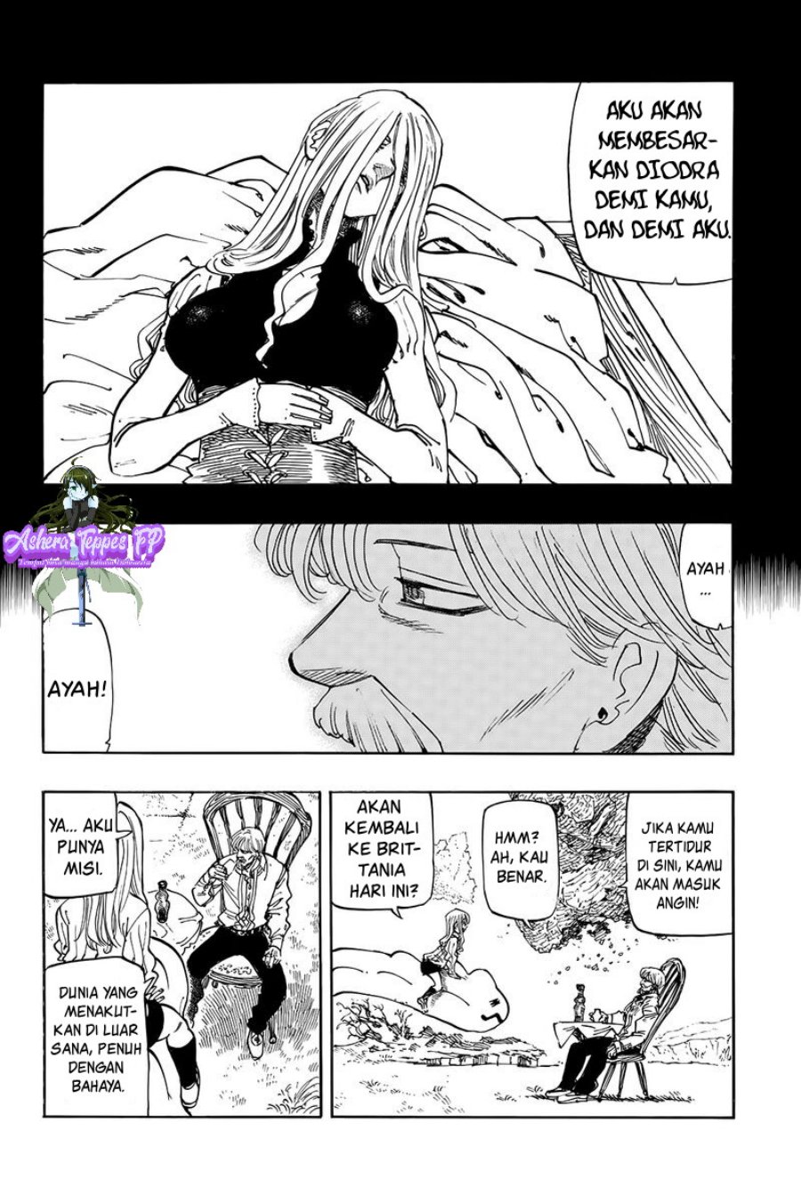 Halaman 9 dari Mokushiroku no Yonkishi Chapter 91