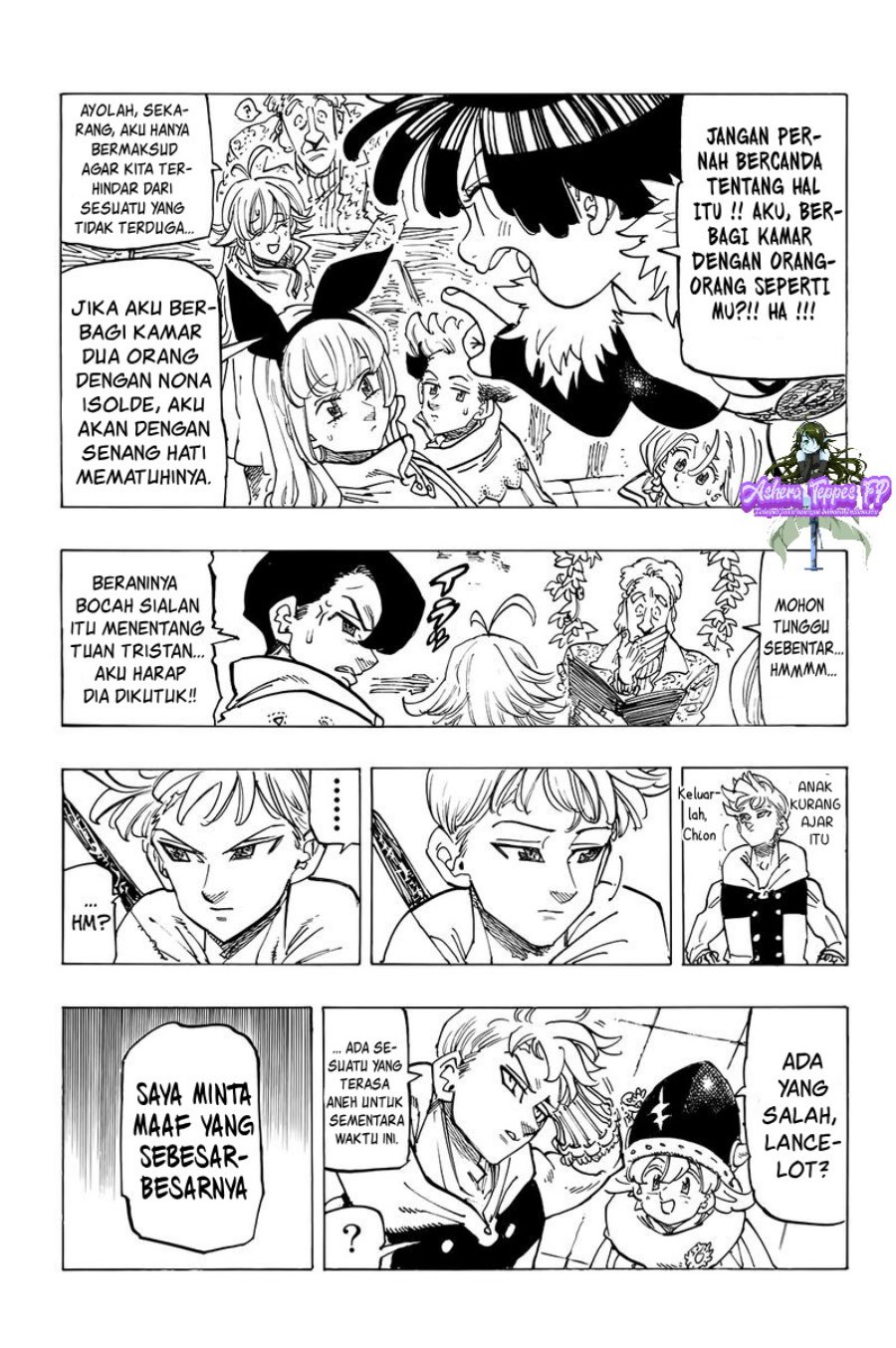 Halaman 10 dari Mokushiroku no Yonkishi Chapter 92