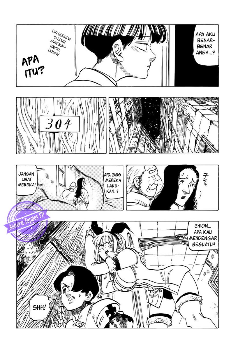 Halaman 14 dari Mokushiroku no Yonkishi Chapter 93